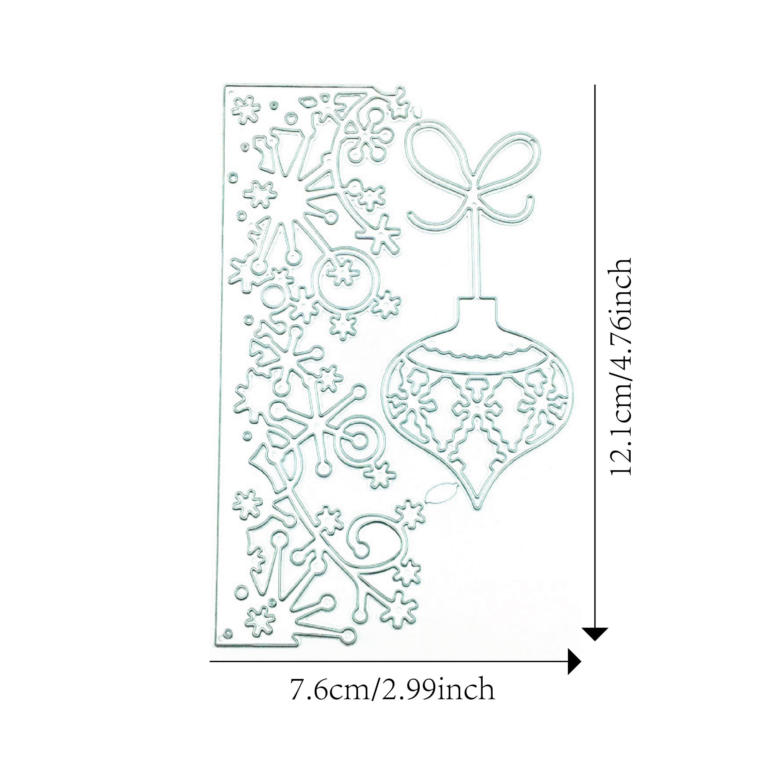 Metal Carbon Steel Embossing Cutting Die For Christmas Series Scrapbooking