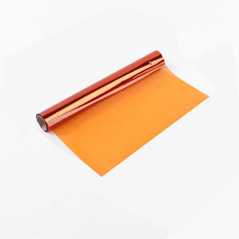 Orange Crayons Floral Wrapping Paper · Creative Fabrica