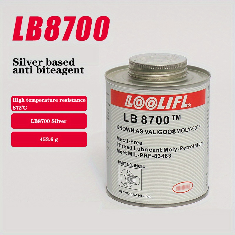 LB8150 Silver Anti seize Agent High Temp Resistant 5000
