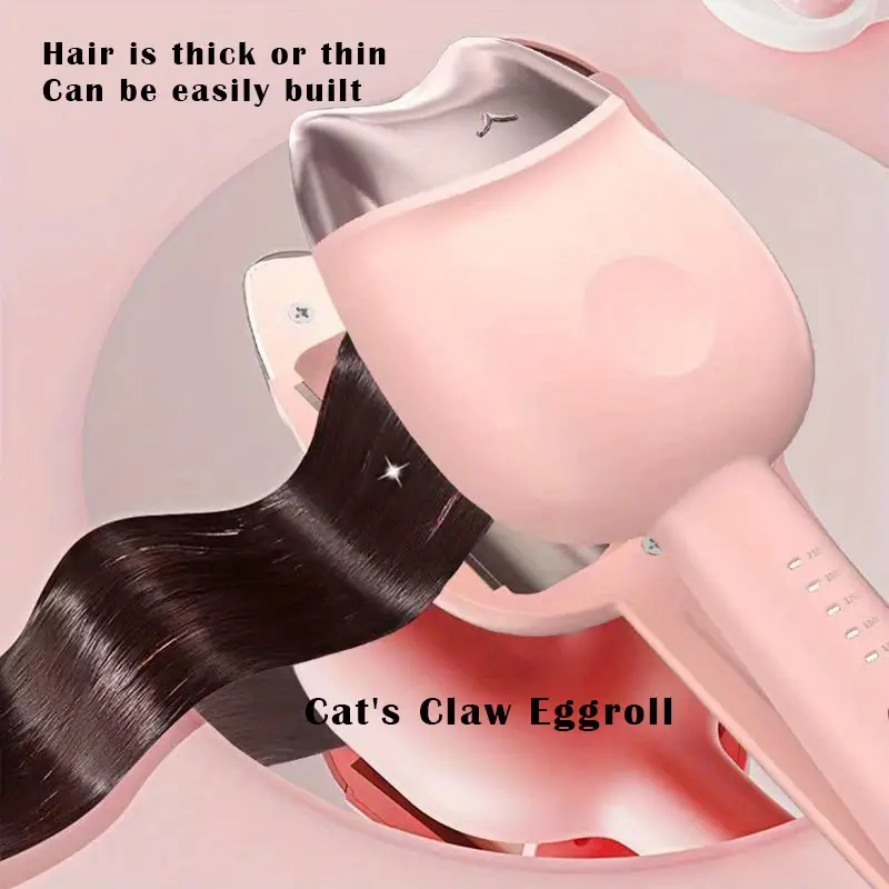 32mm barrel automatic ceramic curler cat claw shaped hair curling iron for egg roll hair styling care tool details 3