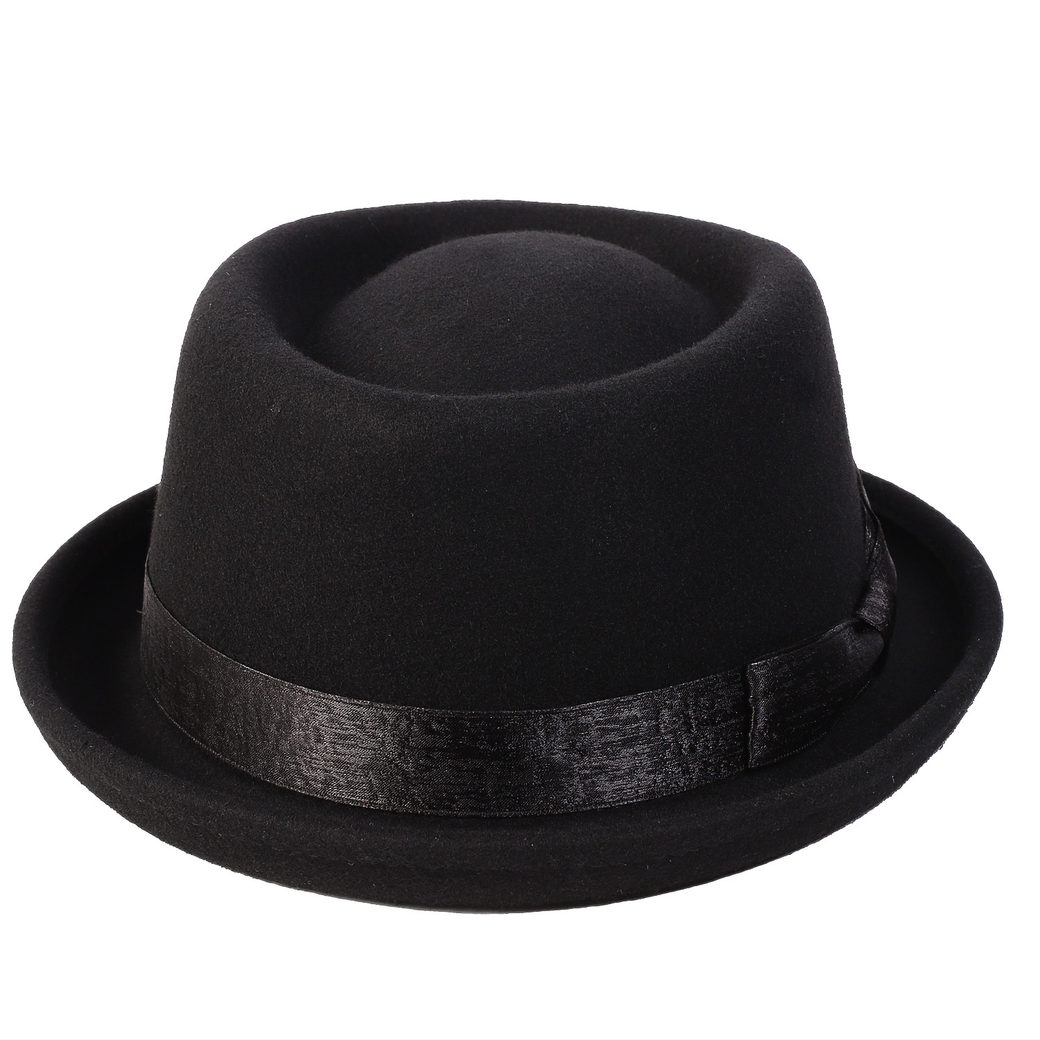 Vintage Tweed Wide Brim Felt Fedora Hat For Men Mens Accessories - Jewelry  & Accessories - Temu