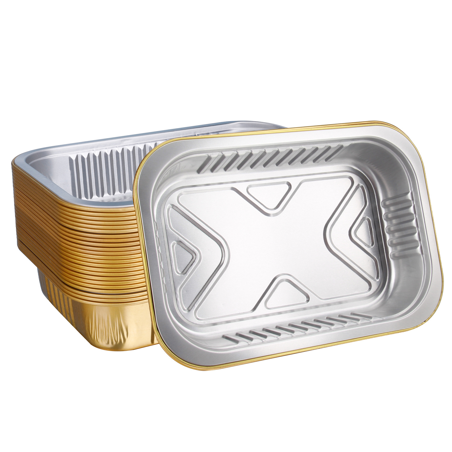 Golden Aluminum Foil Pans Disposable Baking Pans Thick Food - Temu