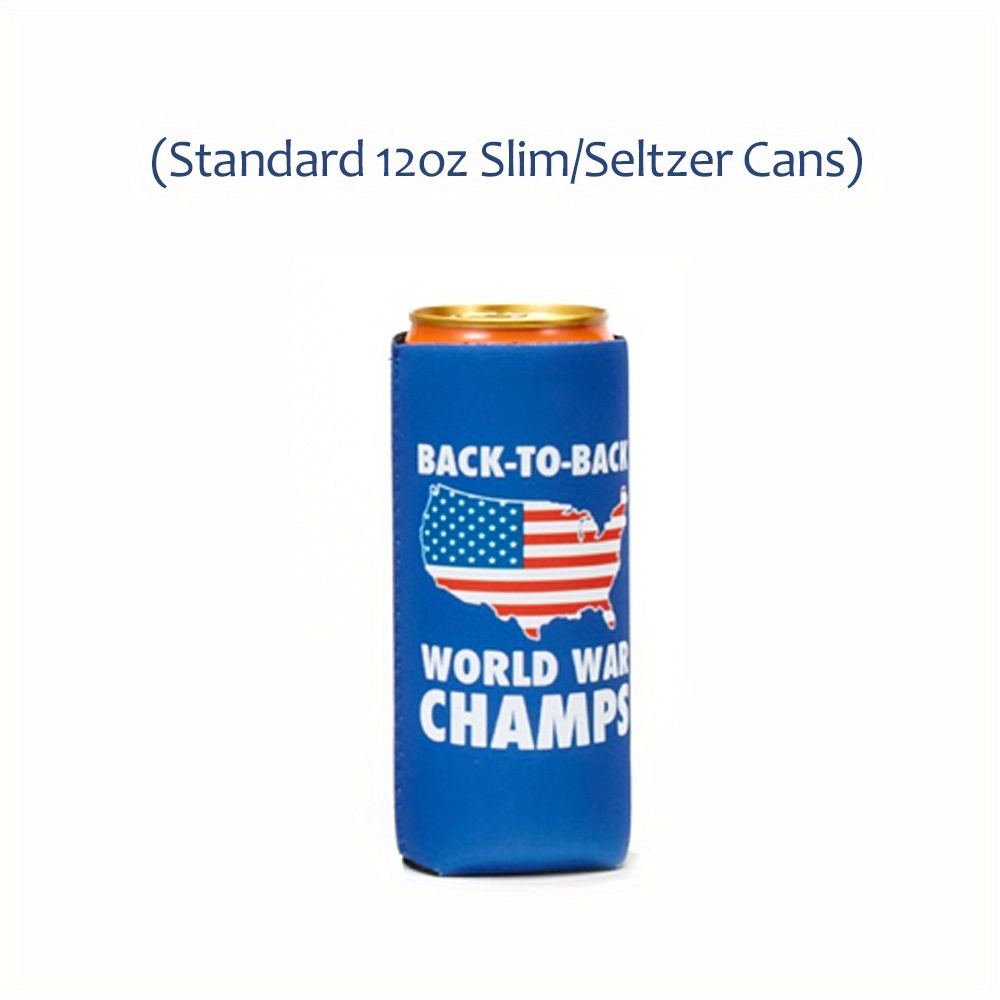 Slim Can Coolers Sleeves For Slim Beer & Hard Soda, Tall Skinny Can Cooler  Holder Colorful Neoprene Bottle Insulator Perfect Forr Weddings, Christmas  Parties Valentines Day Gifts - Temu