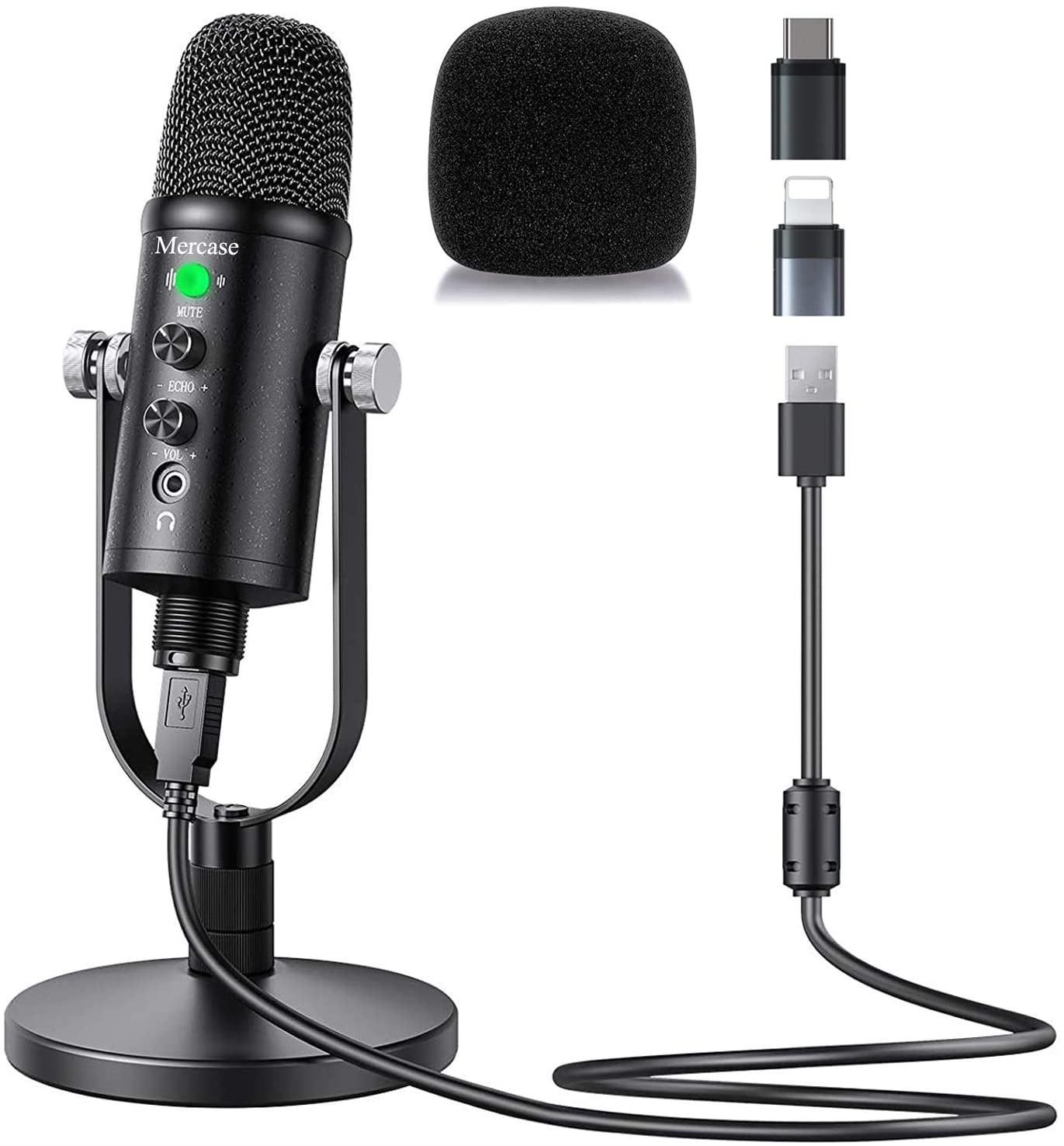 Professional Usb Condenser Microphone Full Metal - Temu