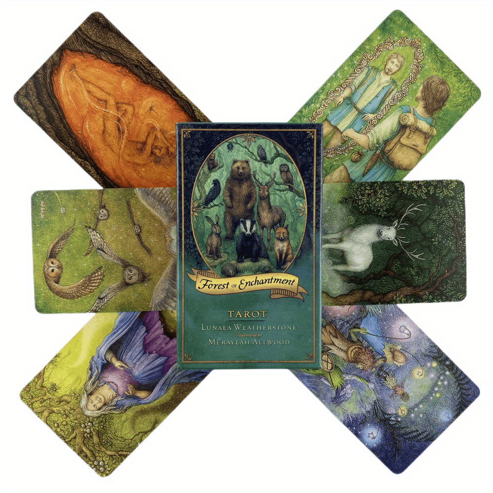 The Forest Of Enchantment Tarot Cards Deck Oracle Playing Board Game Party  English Version Fun Gift Fortune Telling Divination