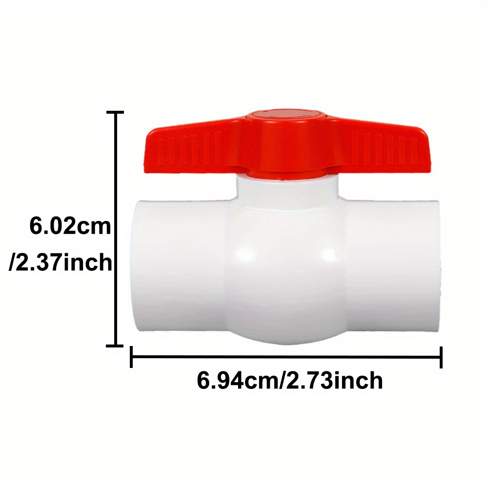 Valve Pvc Ball Valve Astm Socket Thandle Water Shutoff Schedule 40x