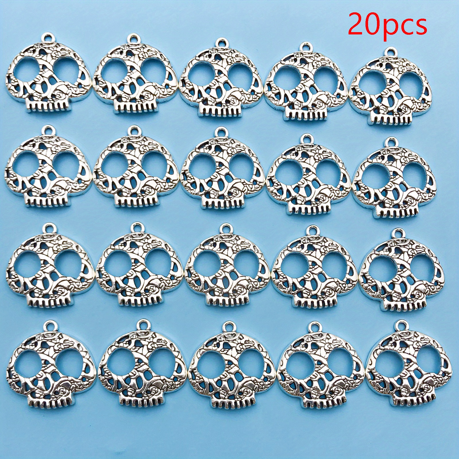 Various Patterns Zinc Alloy Charms Antique Halloween - Temu