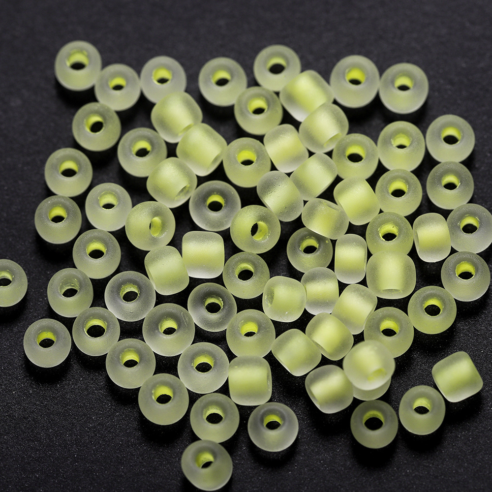 600pcs New Luminous Frosted Candy Color 3mm Rice Beads Fluorescent Straight Hole Spacer Beads Diy Handmade Bracelet Necklace Jewelry Accessories Wholesale