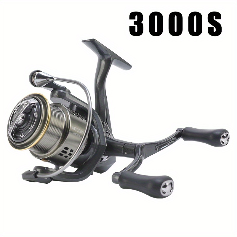 Fishing Spinning Reel, 5.2:1 Gear Ratio, Sturdy Aluminum Frame, Ultra  Smooth Powerful Spinning Fishing Reels for River/Lake/Sea Fishing LK6000