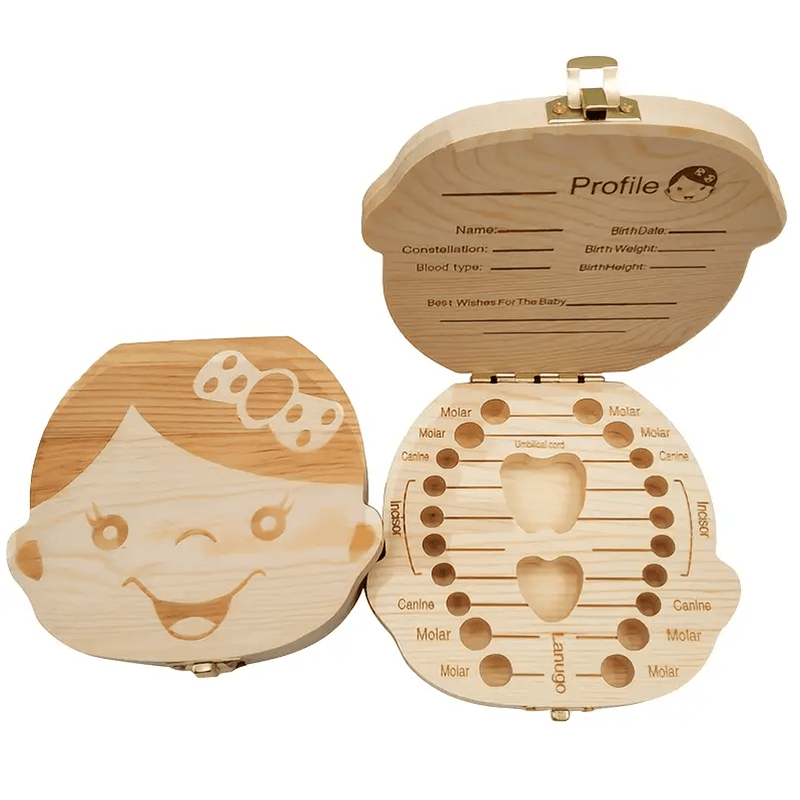 Scatola Portaoggetti Per Denti Da Neonato, Collezionista Di Denti Per  Bambini, Scatola Commemorativa, Scatola Rotonda In Legno Per Ombelico Di  Capelli Fetali, Scatola Portaoggetti Per Ricordi Dei Denti - Temu  Switzerland