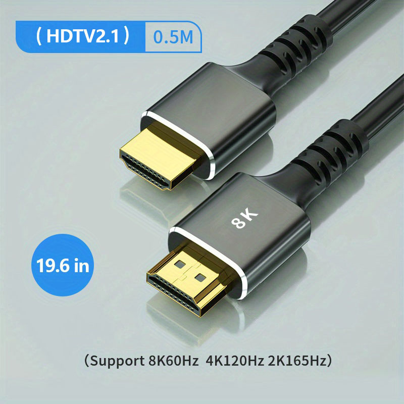 CABLE HDMI 2.1 8K 2 METRES NEW