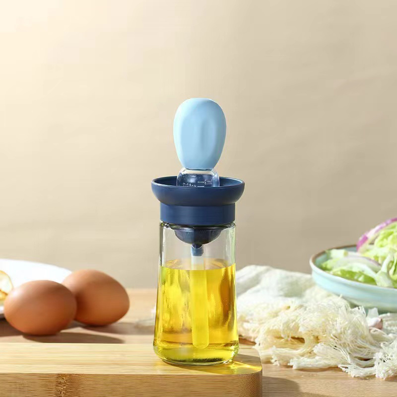1pc Kitchen Squeeze Oil Bottle Dispenser, Condiment Squeeze Bottle, Leak  Proof Squirt Reusable Plastic Oil Container, Easy Refill And Cleaning
