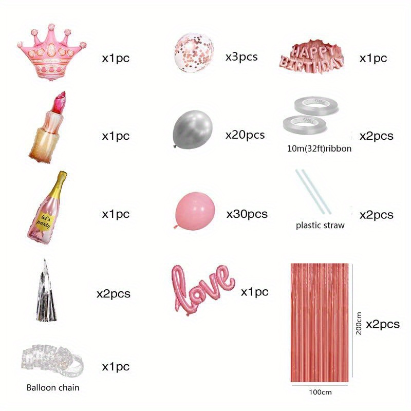 Décorations D'anniversaire Colorées Arc-en-ciel - Bannière « Happy