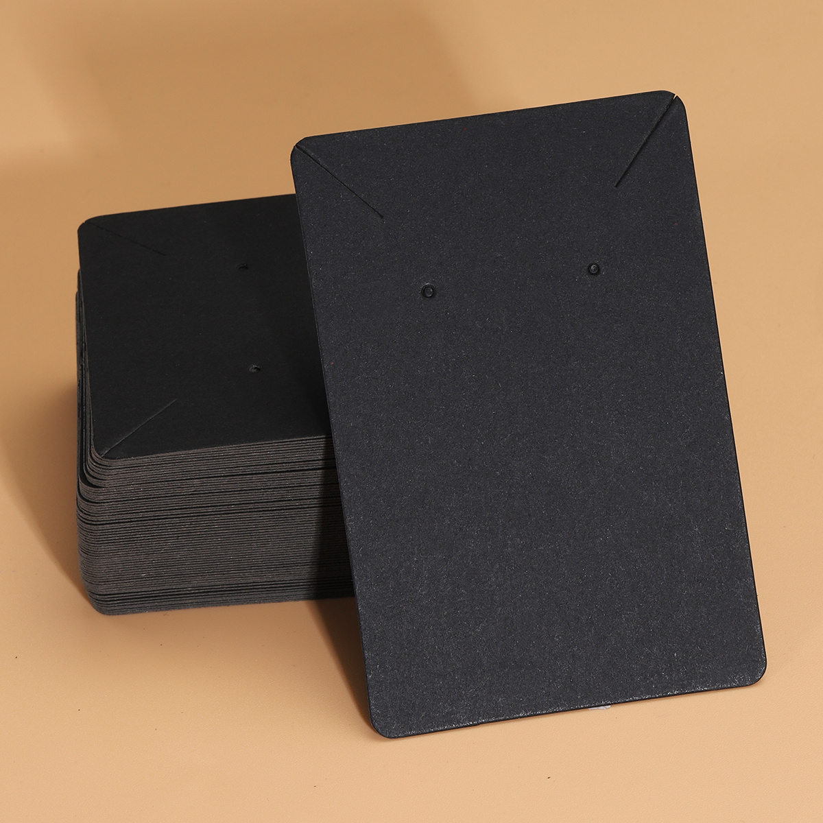 50pcs/lot Earrings Necklaces Display Cards For Jewelry And Packaging Cardboard Hang Tag Card Ear Studs Paper Card
