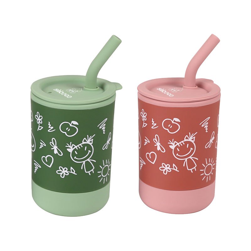Silicone Children's Learning Drinking Cup 
