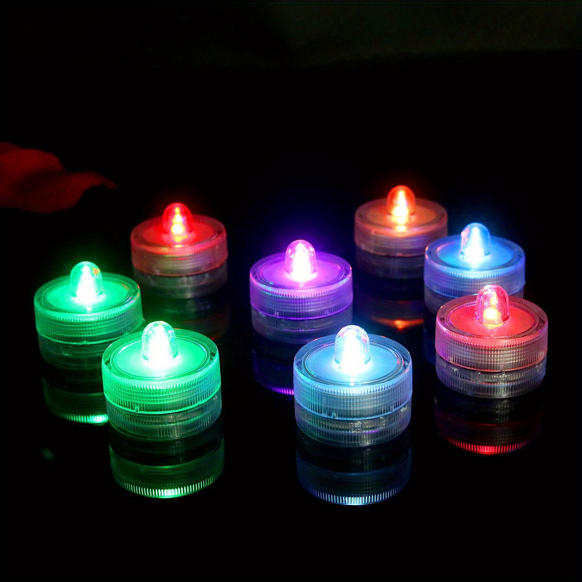 1pc 9 Colori Luci Led Impermeabili Luci Colorate Mini Luci - Temu