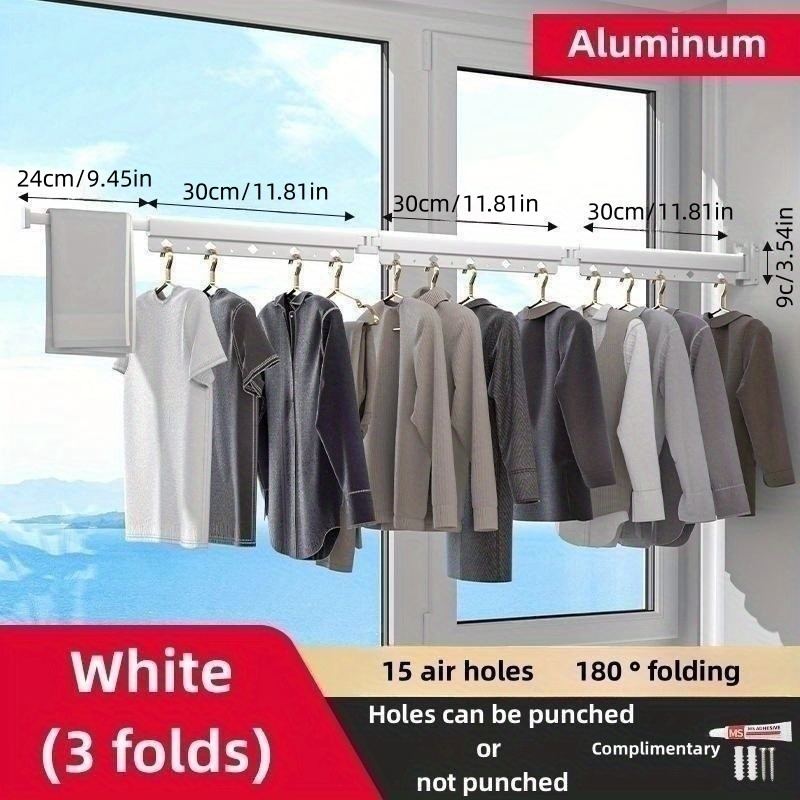 Window hanging clothes discount airer