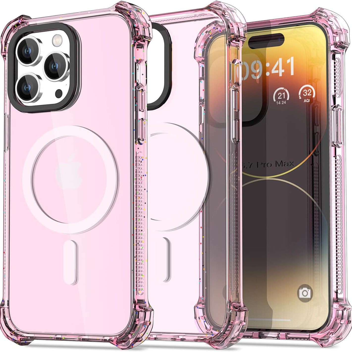Compatible with iPhone 12 Pro Max 6.7 Magnetic Case [Compatible