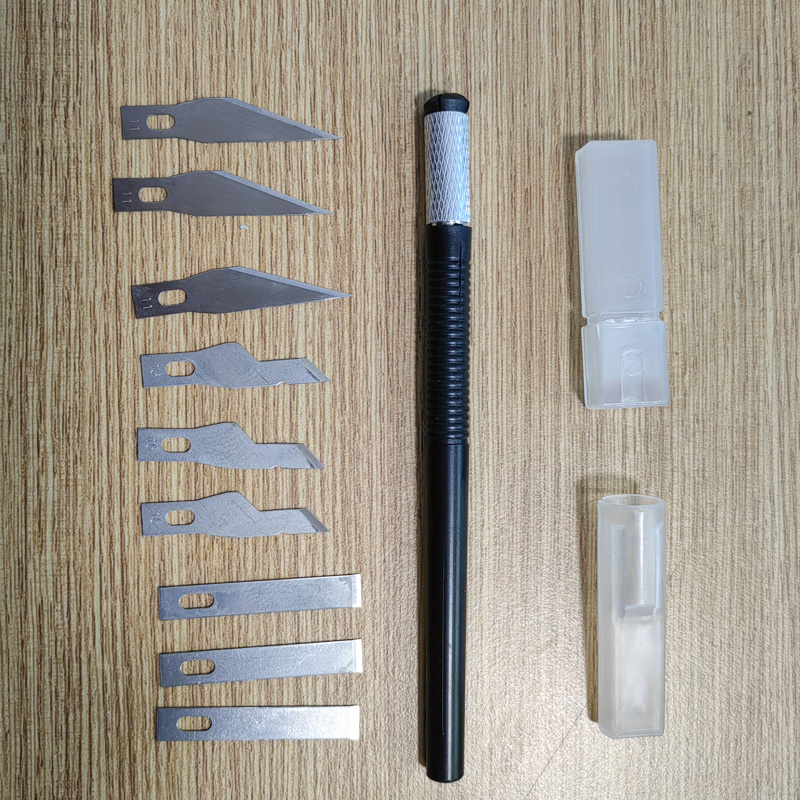 Precision Film Craft Cutter Knife Set W/ 10 Pcs Razors Hobby Paper Cutting  Tools