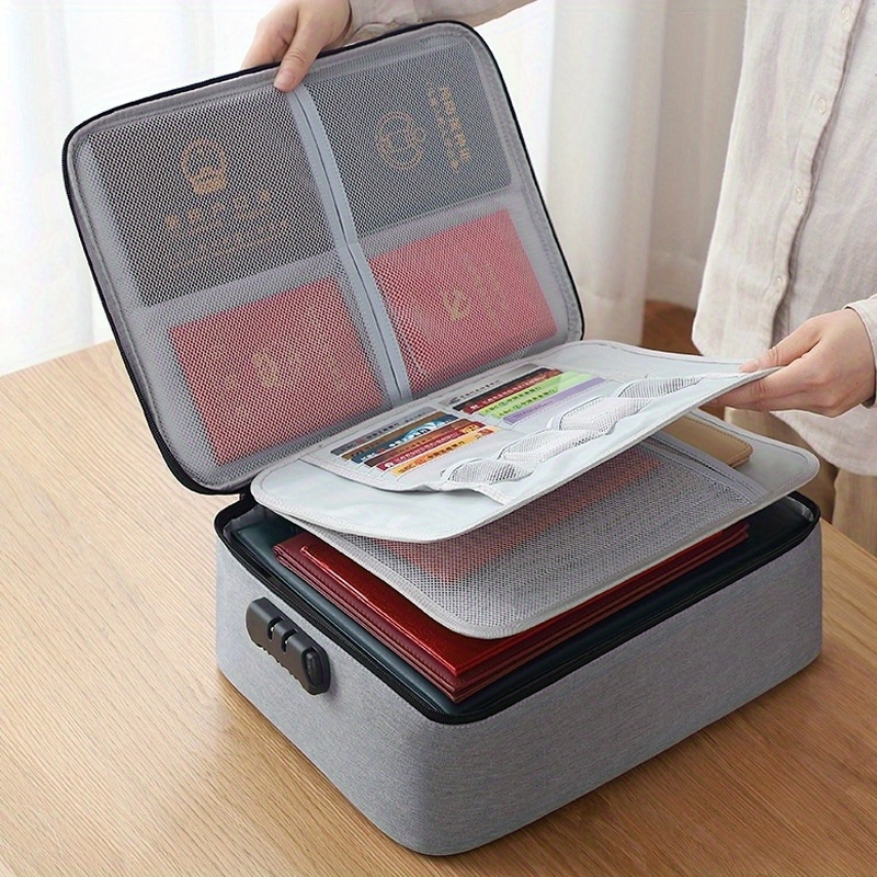 Simple Portable Large Capacity Document Storage Bag Business