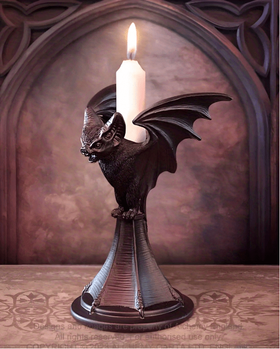 Gothic Gifts Bat Decor Candle - Goth Gifts for Women, Gothic Home Decor,  Goth Stuff Room Decor and Goth Decor for Home and Bathroom, Christmas Goth