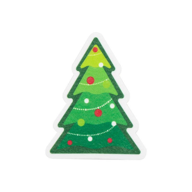 Christmas Cleaning Sponge Household Scouring Pad Kitchen Wipe