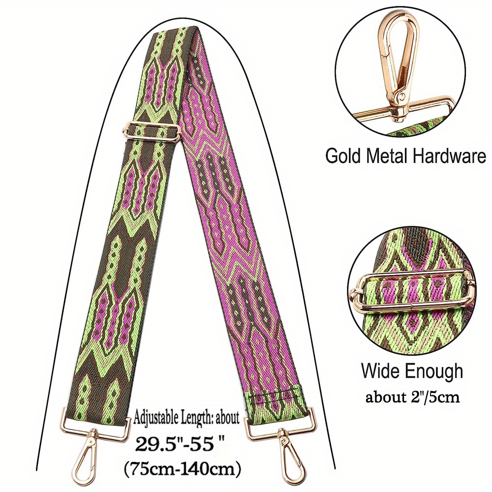  Purse Strap Replacement 5cm Guitar Style Multicolor