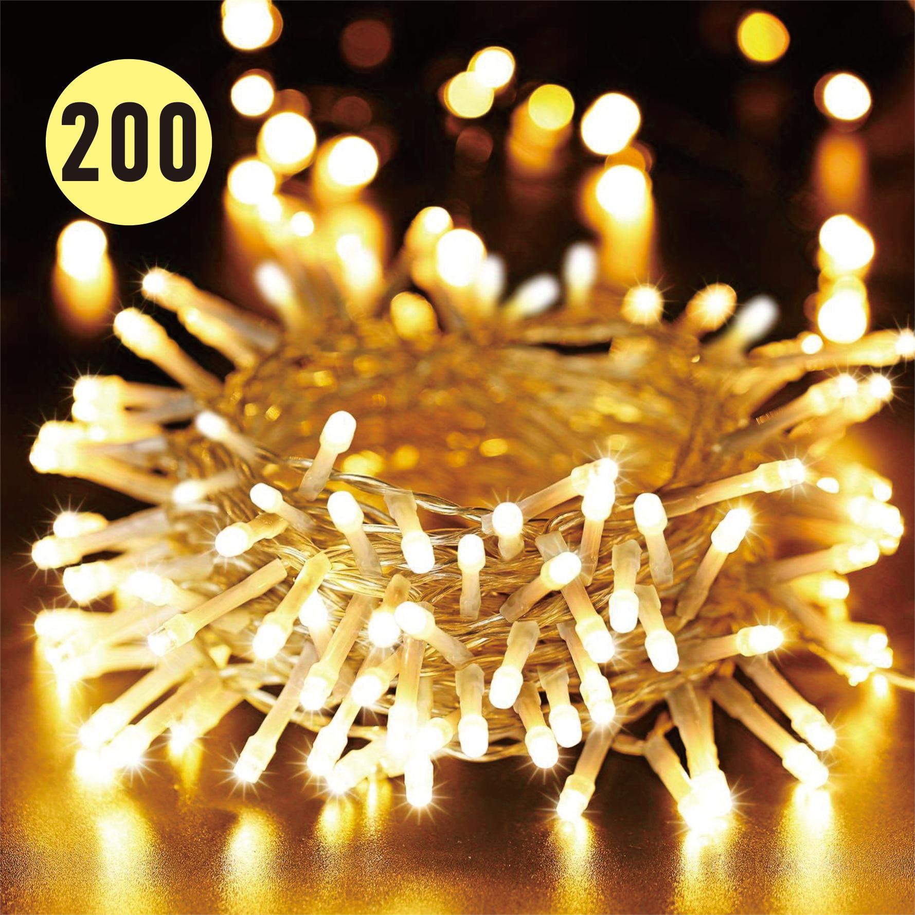 1 Packs 100 200 LED Guirlande Lumineuse De Noël 10 M Blanc - Temu France
