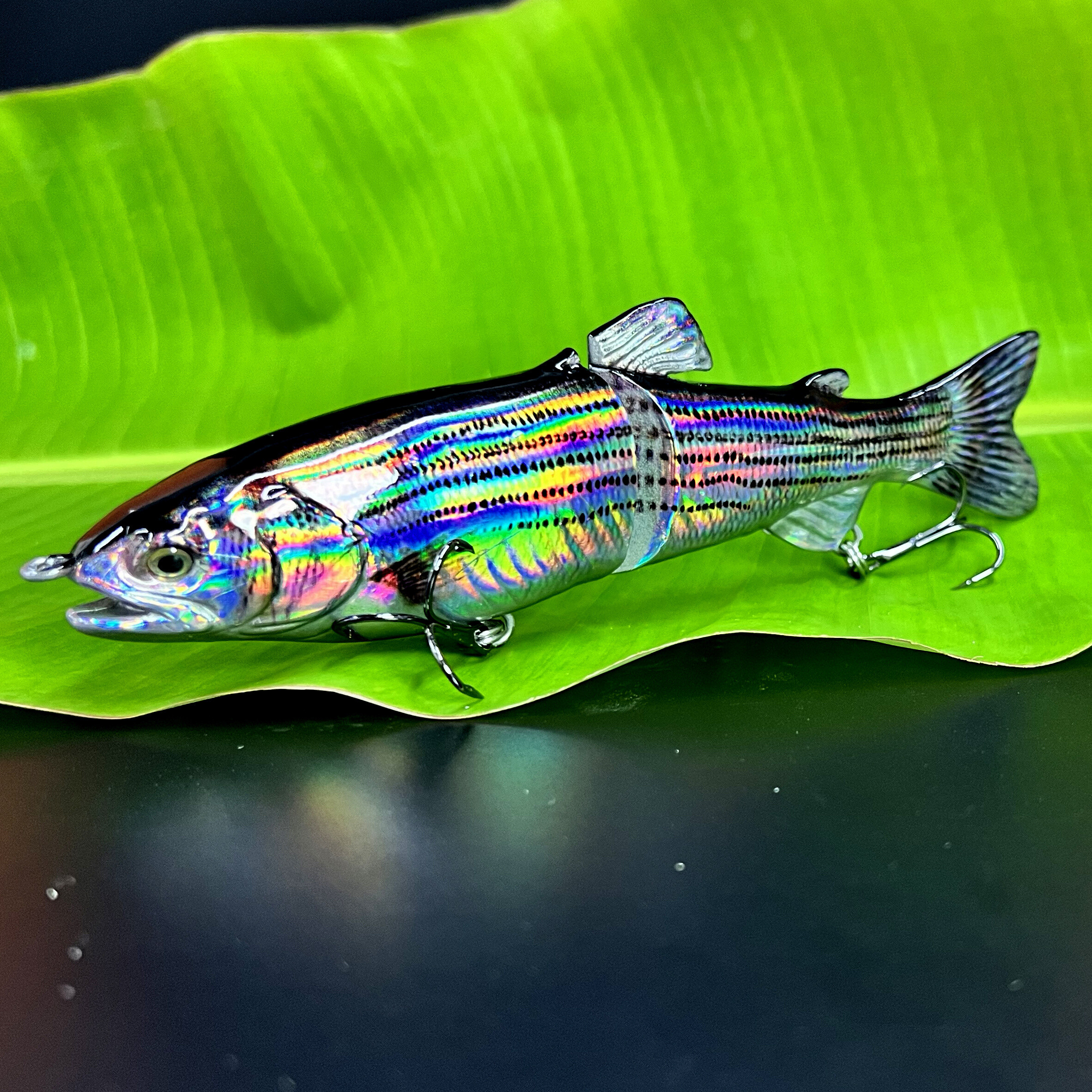 Multicolor Outdoor Crankbaits Striped bass Multi Section Minnow