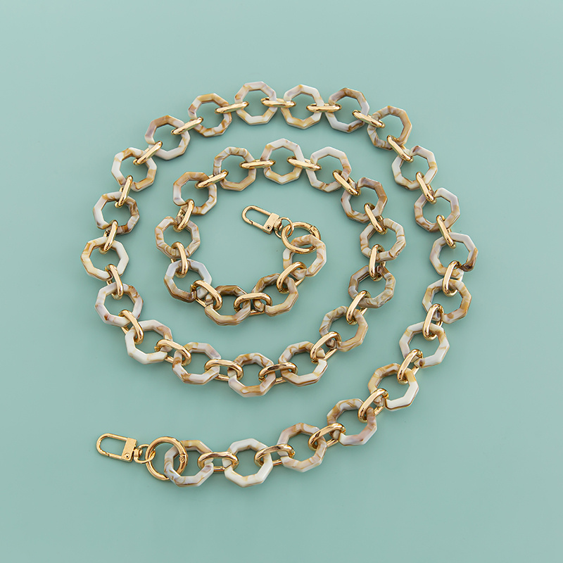 Brass Chain Link Shoulder Strap