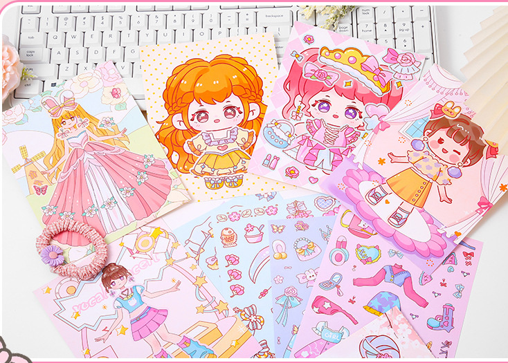 1 Drawing Book Princess Dress up Activity Book With - Temu