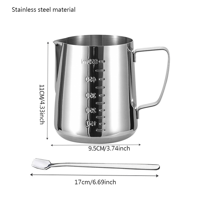 18.6oz Stainless Steel Candle Making Pot With Scale Drawing Cup With  Stirring Spoon