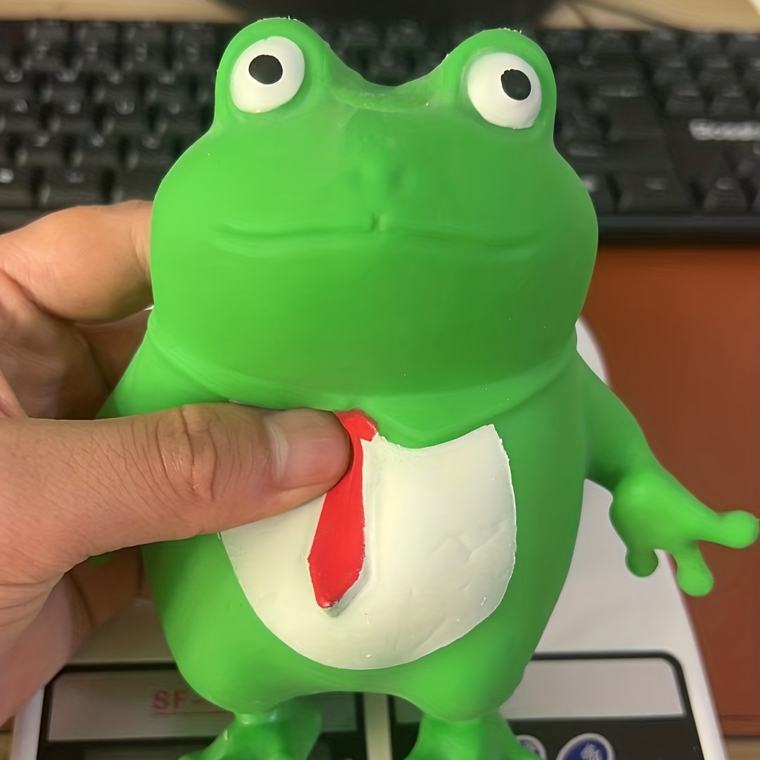 Cute Decompressing Frog Toy - The Perfect Gift For Kids Who Love Squeeze  Toys!