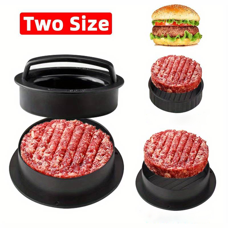 nnn Pressa per Hamburger 3 in 1, Antiaderente Stampo per Hamburger  Professionale con 100 Fogli di Carta, Mini, Grandi e Ripieni Macchina per  Hamburger, Hamburger attrezzo per BBQ e Cucina : 