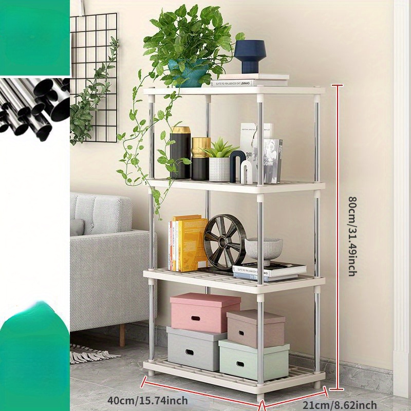 Multi-layer Floor Standing Bathroom Storage Rack - Tiered Shelf For  Organizing Toiletries And Personal Items - Temu