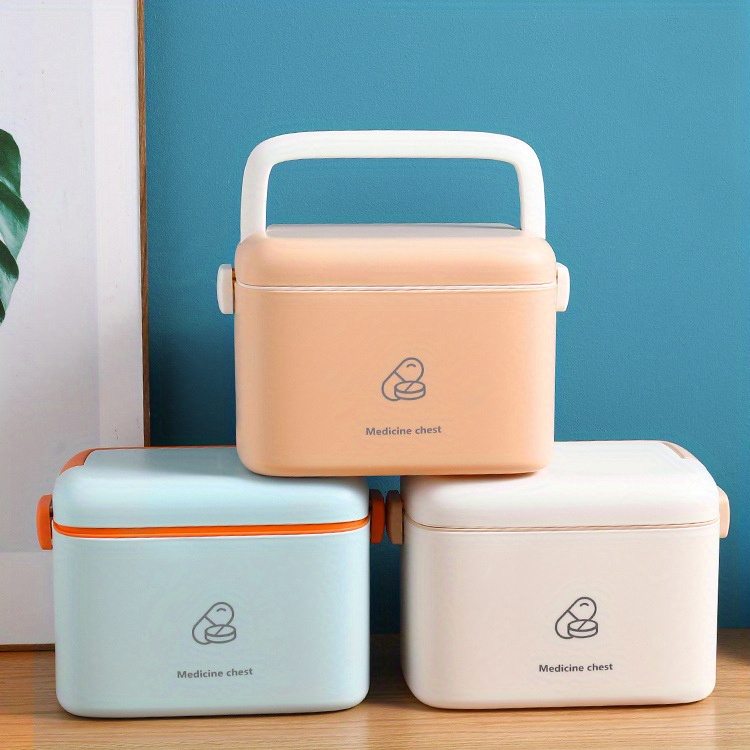 Multifunctional Household Plastic Small Medicine Box Portable