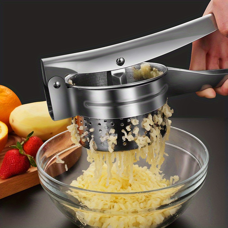 Potato Masher, Stainless Steel Potato Masher, Professional Metal Wire Masher,  Kitchen Vegetable Masher With Non-slip Handle, Manual Fruit Masher, Potato  Ricer, Potato Press, Vegetable Crusher, Kitchen Stuff, Kitchen Gadgets -  Temu