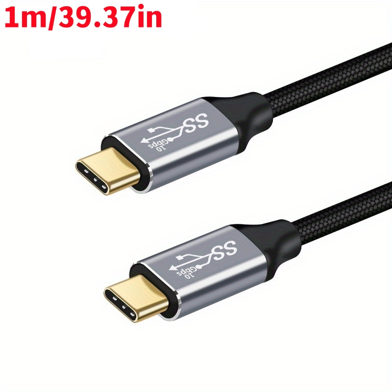 Tipo C A Tipo C Pd Cable Usb C A Usb Tipo C Pd 100w Cable Usb 3.1 Cable De  Datos Doble Cabeza 100w Usb C A Usb Tipo C Cable Macho