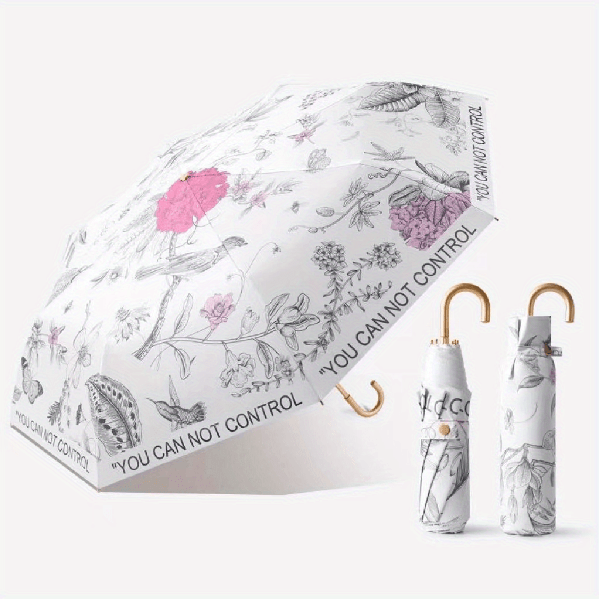 French Hook Sun Umbrella Womens Sun Protection And Uv Protection Small  Convenient Retro Sunshade Sunny And Rainy Umbrella - Bags & Luggage - Temu  Germany