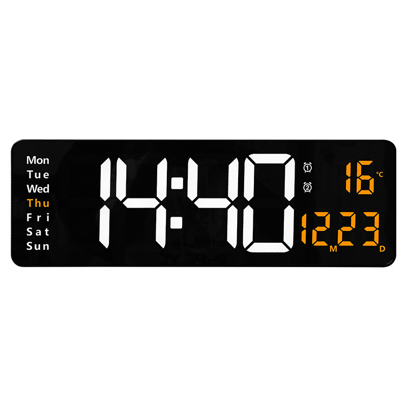Reloj De Pared Digital Grande De 16 Pulgadas Con Control Rem