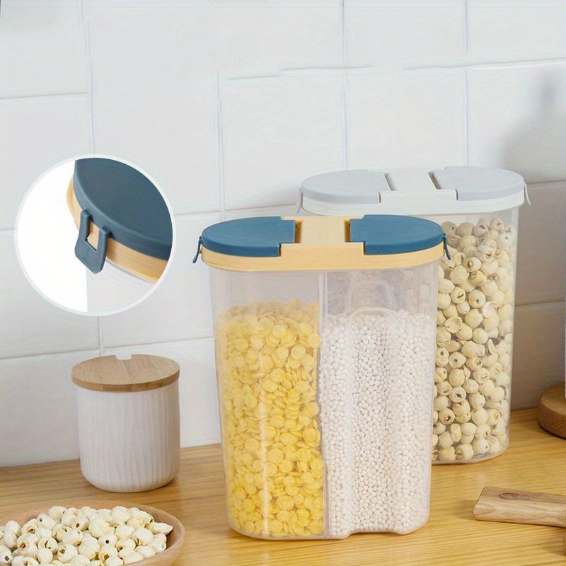 Contenedor Cereales Dispensador Alimentos Plástico Cereales - Temu