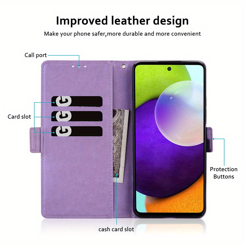 Per Samsung Galaxy A32 5G Skin Feel PU + TPU + PC Back Cover Caso antiurto