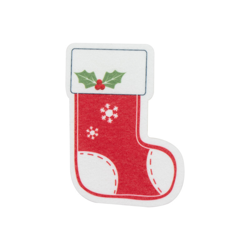 Christmas Sponge Wipe Cartoon Printing Scouring Pad - Temu