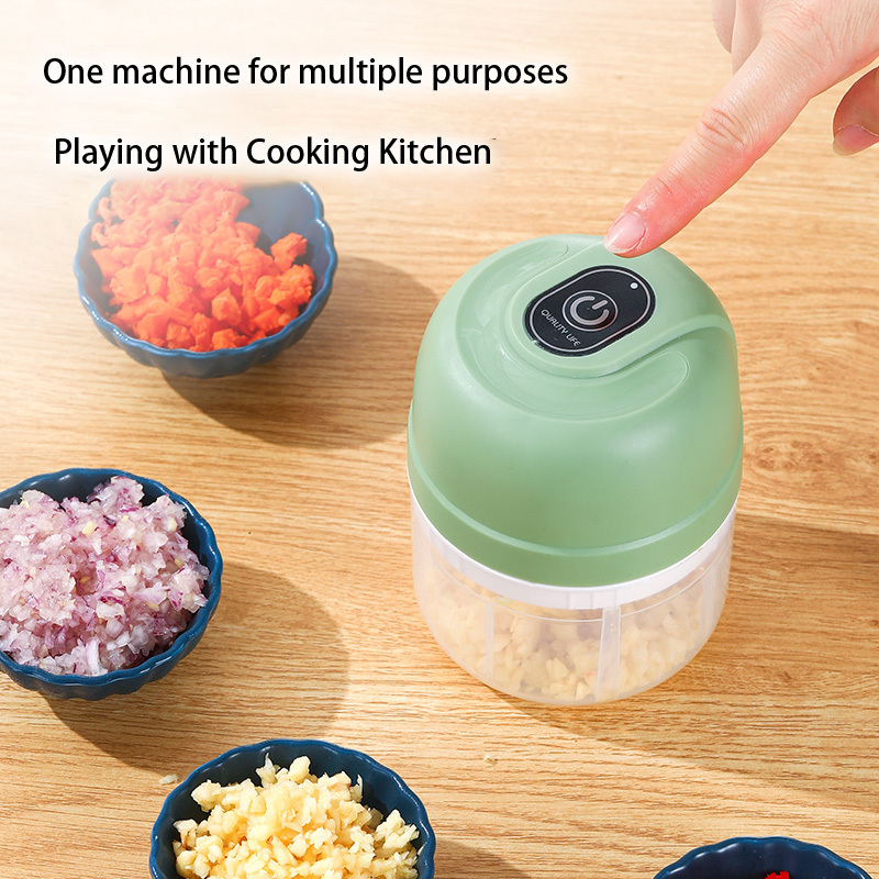 Home Garlic Masher Meat Grinder Cooking Blender Mini Children's Supplement  Machine Small Electric Garlic Masher Garlic Machine. - Temu