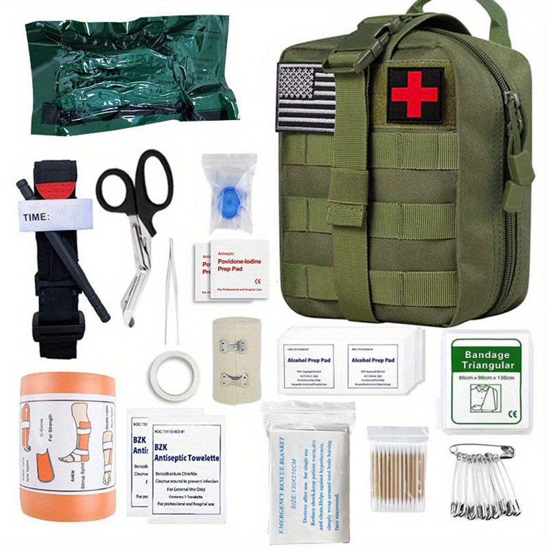 Tactical Trauma Survival First Aid Kit Outdoor Emergency - Temu Canada