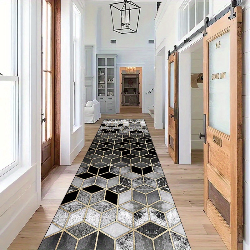 Camino de baño largo 6 8 10 12 15 18 20 22 24 pies, alfombra grande  antideslizante antideslizante para pasillo de cocina (tamaño : 2 x 9 pies)
