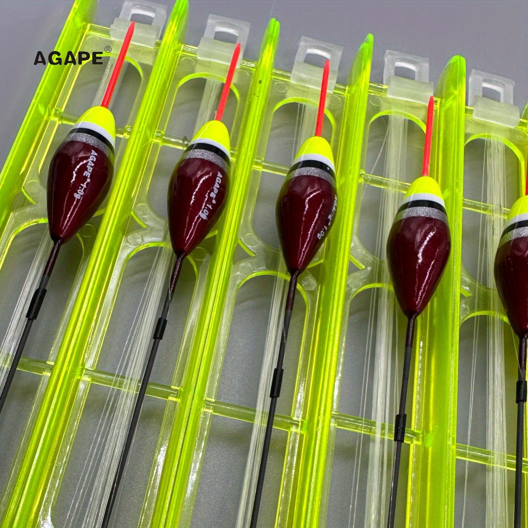 Agape Fishing Floats Set Paulownia Wood Winder Float Bobber Temu