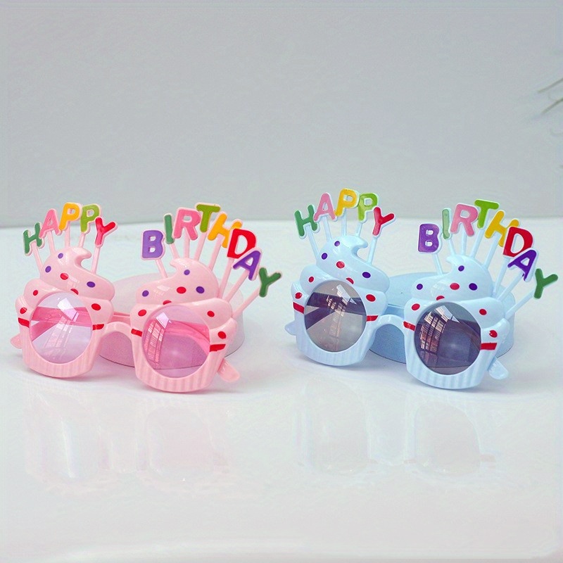 Spoof Birthday Party Glasses Decompression Creative Glasses - Temu