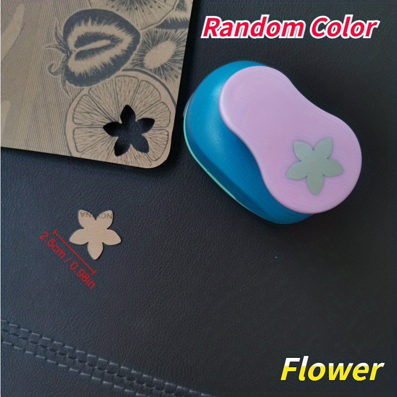Random Color Heart Punch Diy Craft Hole Puncher For - Temu