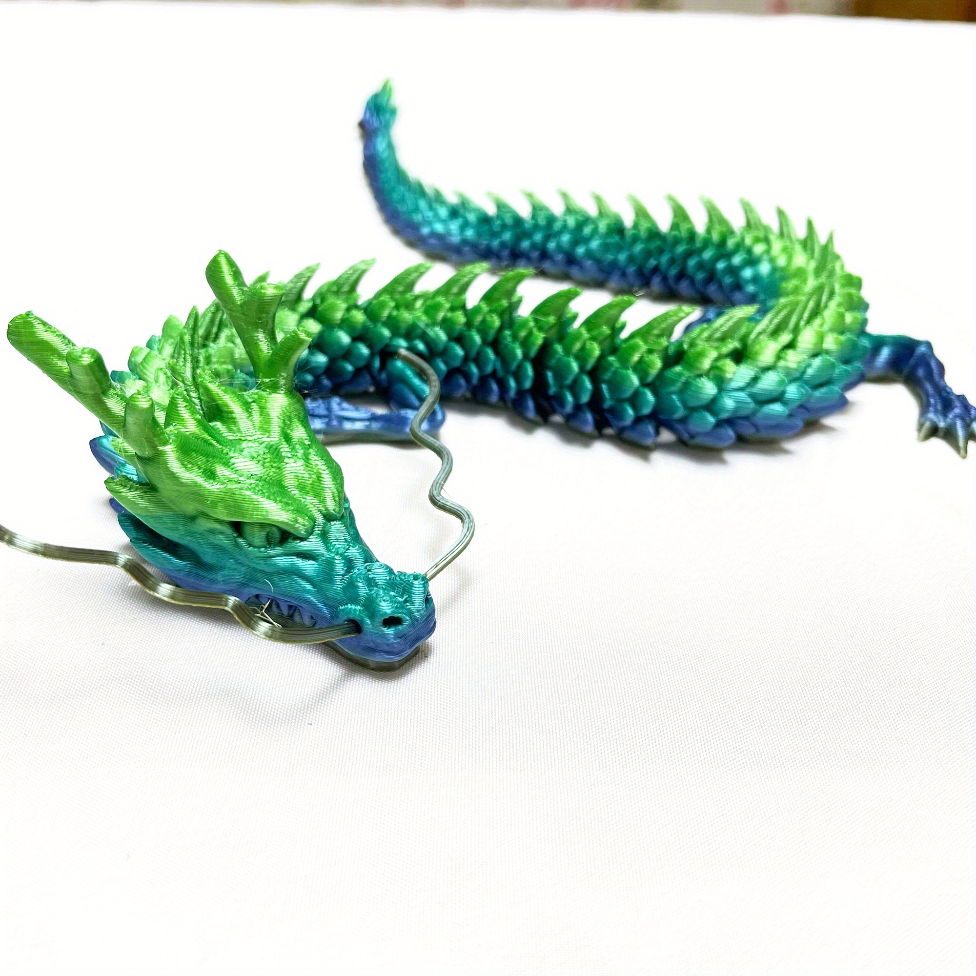 3d Printed Articulated Dragon rotatable And Poseable Joints - Temu